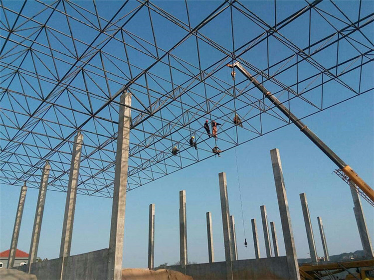 延吉加气站钢结构网架案例10